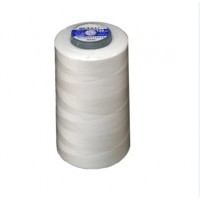 120 No kirli beyaz polyester dikiş ipliği 