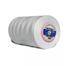 120 No beyaz polyester dikiş ipliği 