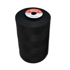 120 No siyah polyester dikiş ipliği 