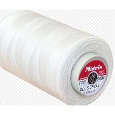 24 No ham şeker beyaz dikiş ipliği 